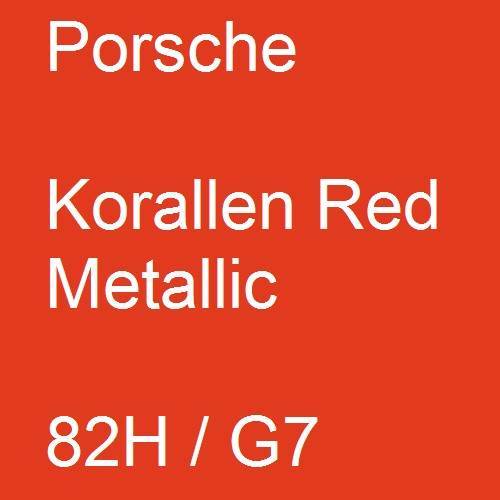Porsche, Korallen Red Metallic, 82H / G7.